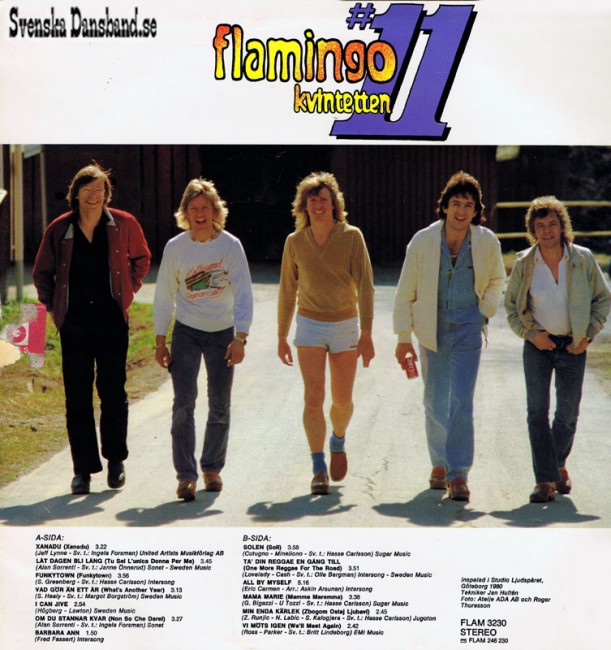 FLAMINGOKVINTETTEN LP (1980) "Flamingokvintetten 11" B