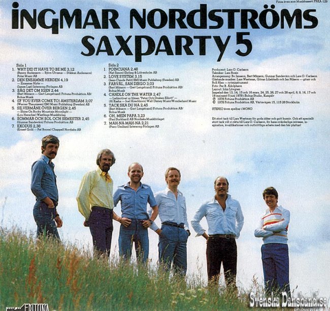 INGMAR NORDSTRMS LP (1978) "Saxparty 5" B