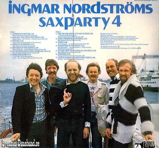 INGMAR NORDSTRMS LP (1977) "Saxparty 4" B