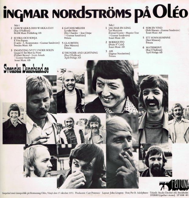 INGMAR NORDSTRMS LP (1972) "P Olo" B