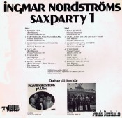 INGMAR NORDSTRMS LP (1974) "Saxparty 1" B
